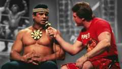 Legendary Piper’s Pit segment in 1984, just before Roddy Piper hit Jimmy “Superfly” Snuka with a coconut!