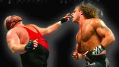 Shawn Michaels and Vader battling it out at SummerSlam '96.