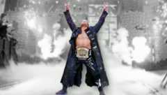 WWE Champion Edge enters the arena to defend his gold at WWE Armageddon 2008.