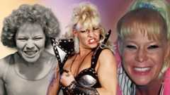 The ever-formidable yet wonderful Luna Vachon over the years.