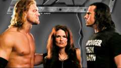 The Edge, Matt Hardy, and Lita love triangle storyline very much incorporated elements of real-life.