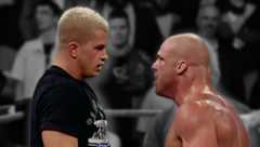 On November 4th, 2004, WWE Tough Enough contestant Daniel Puder stepped up to Olympic gold medalist and wrestling legend Kurt Angle.