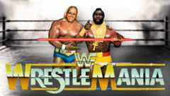 Hulk Hogan and Mr. T were featured in advertisements for the first WrestleMania event in 1985.