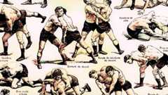 Explore 30 facts about 19th-century wrestling. Discover the truths behind myths, legendary athletes, and the real “Golden Era” of wrestling!
