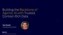 Building the Backbone of Agentic AI with Trusted, Context-Rich Data