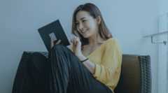 Thumbnail image of woman using tablet device