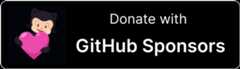 Sponsor with GitHub