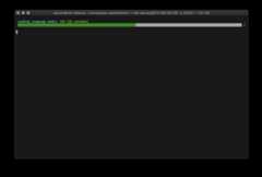 Example of running the program