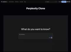 Perplexity clone created with assistant-ui