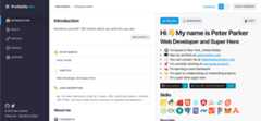 Screenshot of ProfileMe.dev
