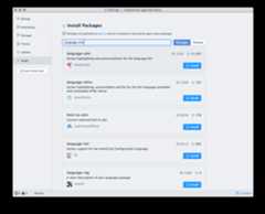 Screenshot of installation