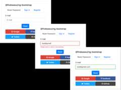 firebaseui/ng-bootstrap - reset password demo image