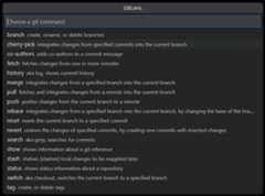 Git Command Palette
