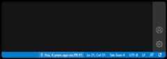 Status Bar Blame
