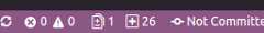 git added indicator screenshot
