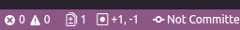git modified indicator screenshot