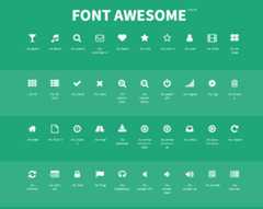 FontAwesome Quick Refrence