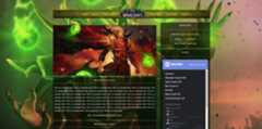 Kael'thas Template Home Page Screenshot