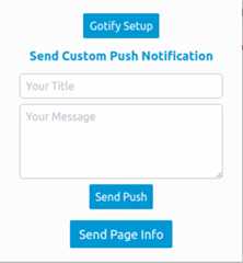 Gotify push