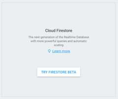 Create Firestore database