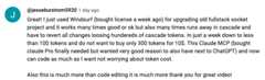 Great! I just used Windsurf, bought license a week ago, for upgrading old fullstack socket project and it works many times good or ok but also many times runs away in cascade and have to revert all changes losing hundereds of cascade tokens. In just a week down to less than 100 tokens and do not want to buy only 300 tokens for 10$. This Claude MCP ,bought claude Pro finally needed but wanted very good reason to also have next to ChatGPT, and now can code as much as I want not worrying about token cost. Also this is much more than code editing it is much more thank you for great video!
