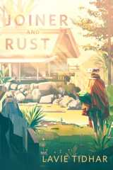 An illustration of a metal robot carrying a watermelon as it approaches a cottage.