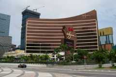 Wynn Resorts building in Macau, road in front. Wynn Resorts third quarter revenue surges on strong Macau-driven gaming growth