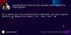 userscript-mysubs-best-subtitle-highlighter