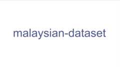 malaysian-dataset