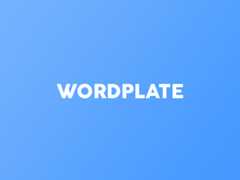 wordplate