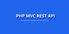 PHP-MVC-REST-API