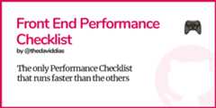 Front-End-Performance-Checklist