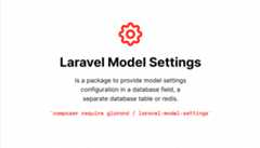 laravel-model-settings