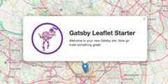 gatsby-starter-leaflet