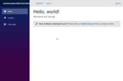 AuthenticationWithClientSideBlazor
