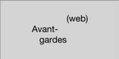 web-avant-gardes