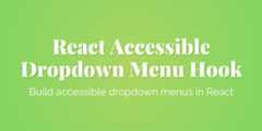 react-accessible-dropdown-menu-hook