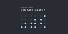 neumorphic-binary-clock