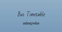 timetable