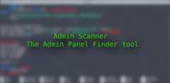 Admin-Scanner
