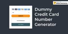 Dummy-Credit-Card-Number-Generator