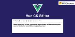 Vue-CK-Editor