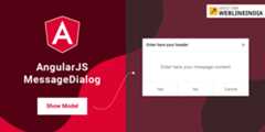 Angular-MessageDialog