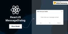 ReactJS-MessageDialog