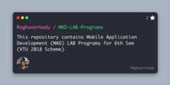 MAD-LAB-Programs