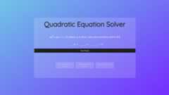 Quadratic-Equation-Solver
