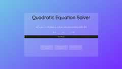 Quadratic-Equation-Solver