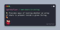 npm-chars-in-string