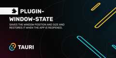 tauri-plugin-window-state