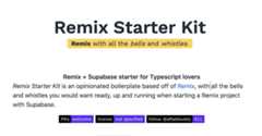 remix-starter-kit